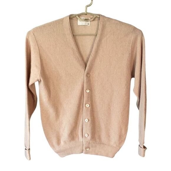 Vintage Lord Jeff Jefflinks Retro Cardigan Golf Sweater Men’s M Grandpa USA - Picture 1 of 5